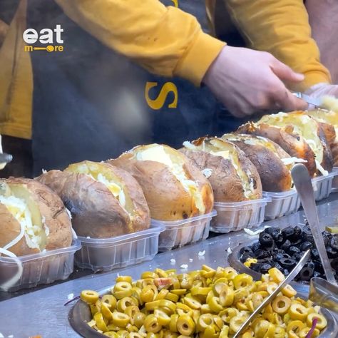 The Most Famous Kumpir Restaurants of Istiklal Street | Baked Potatos Factory 😎😎 #eatmore #StreetFood #potato #turkishfood | By Eat More Istiklal Street, Potato Baked, Truck Business, Food Truck Business, Jacket Potato, Loaded Baked Potatoes, Wow Video, Bike Mtb, Art Life