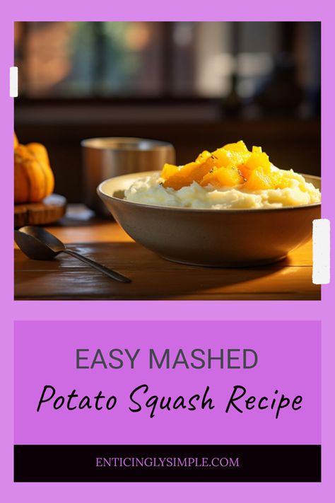 If you crave a delicious twist on mashed potatoes, try this easy recipe for mashed potato squash! Get ready to unlock the creamy texture and unique taste that two types of squash can bring. We share helpful tips for cooking and flavoring refined with simple ingredients. Making this nutritious and satisfying alternative at home is quicker than you think, making it perfect for side dishes at family dinners or festive gatherings. Learn various ways to add excitement to your next meal! Acorn Squash Mashed Potatoes, How To Cook Mashed Potato Squash, Mashed Yellow Squash, Mashed Potatoes Squash, Mash Butternut Squash Recipes, Cooking Mashed Potatoes, Mashed Potatoes Recipe Easy, Perfect Mashed Potatoes, Easy Mashed Potatoes