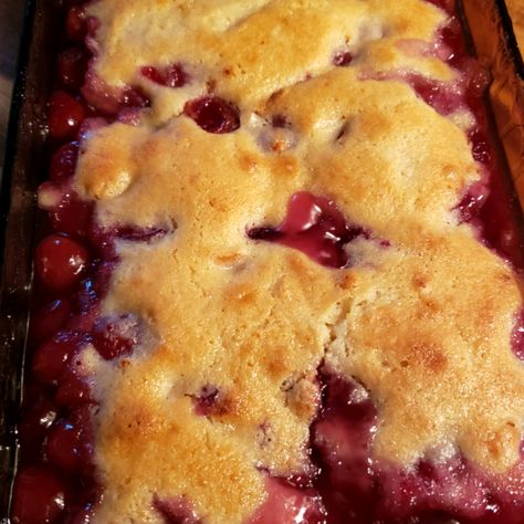 Fresh Tart Cherry Cobbler, Fresh Cherry Cobbler Recipe, Cobbler Desserts, Sweet Cherry Recipes, Fresh Cherry Cobbler, Michigan Recipes, Anniversary Brunch, Tart Cherries Recipes, Sour Cherry Recipes