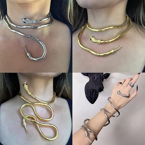 Snake Choker, Snake Bracelet, Snake Necklace, Necklace For Women, Halloween Gifts, Necklaces Bracelets, Womens Necklaces, Choker, For Free