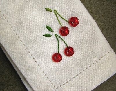 Embroidered Napkins, Pola Sulam, 자수 디자인, Button Art, Button Crafts, Hand Embroidery Patterns, Crazy Quilts, Embroidery Floss, Embroidery Art