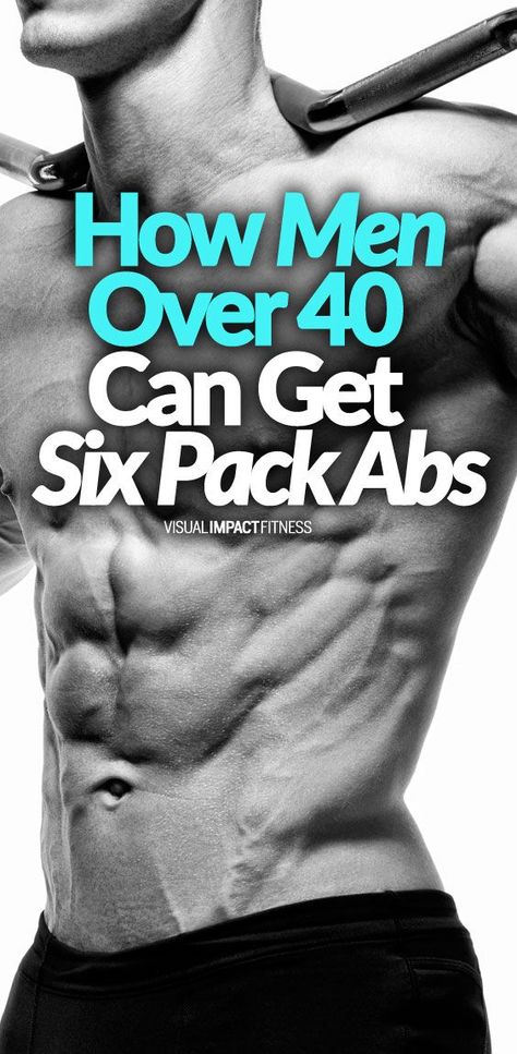 No doubt it is tougher to get six packs abs at 40 and beyond compared to when you are younger. Here's a video of 5 tips to help men over 40 get six pack abs. via @rustymoore Fitness Body Men, Six Pack Abs Men, Workout Man, Sixpack Workout, Six Pack Abs Workout, Ab Workout Men, Ripped Abs, Abs Challenge, Lower Abs Workout