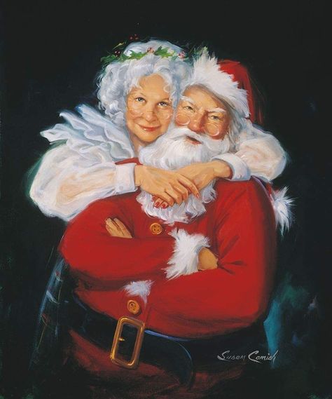 Amazon.com: Posterazzi Collection Mrs Claus Poster Print by Susan Comish (12 x 10): Posters & Prints Mr And Mrs Claus, Santa Canvas, Santa Paintings, Mrs Claus, Christmas Scene, Affordable Wall Art, Fine Arts Posters, Mr And Mrs, The Holiday Aisle