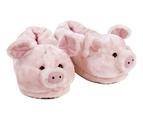 Slippers | ShopLook Pig Slippers, Funny Slippers, Cow Slippers, Dog Slippers, Cute Fluffy Dogs, Fun Slippers, Slippers Cute, Bride Slippers