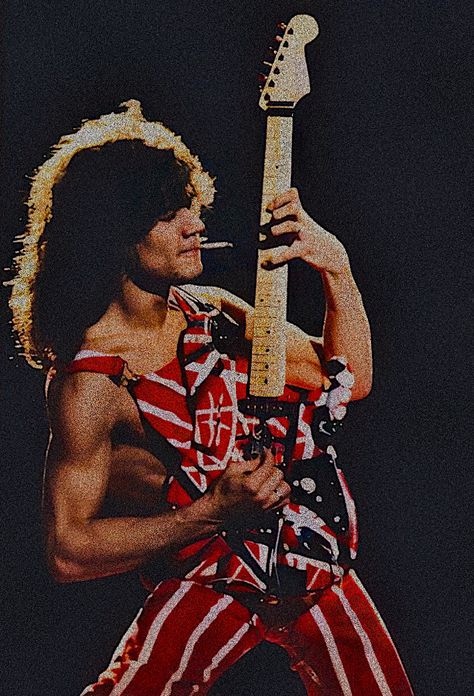 VH Eddie Van Halen Wallpaper, Van Halen Wallpaper, Van Halen Poster, Music Wallpapers, Editing Ideas, Rock And Roll Bands, Eddie Van Halen, Music Channel, Van Halen