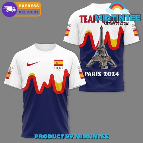 Olympic Paris Team Spain Games Special Nike Shirt 30Uf095216 - Utopia Fashion Check more at https://utopiafashion.co/product/olympic-paris-team-spain-games-special-nike-shirt-30uf095216-utopia-fashion/ Utopia Fashion, Spanish Flag, Team Usa Olympics, Usa Gymnastics, Paris Summer, Logo Making, Usa Olympics, Nike Shirt, Air Jordan 1 High