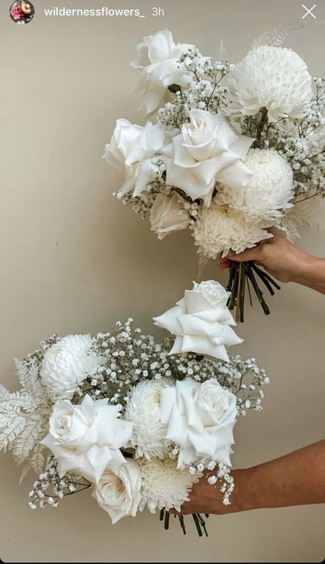 White Wedding Theme, Bridal Bouquet Flowers, All White Wedding, White Bridal Bouquet, White Wedding Bouquets, White Wedding Flowers, White Bouquet, Flower Decor, Wedding Mood