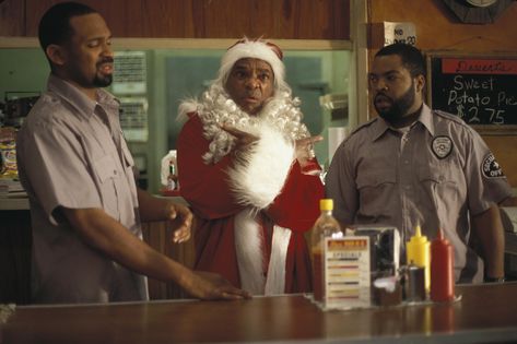 "Friday After Next" movie still, 2002.  L to R: Mike Epps, John Witherspoon, Ice Cube. Black Christmas Movies, Madea Christmas, Cousin Day, Friday After Next, John Witherspoon, 2023 Decor, Omar Epps, Kathy Najimy, Good Comedy Movies