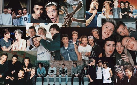 Wallpaper One Direction, Desktop Wallpapers Tumblr, One Direction Collage, One Direction Background, One Direction Lockscreen, Gambar One Direction, One Direction Wallpaper, One Direction Photos, Computer Backgrounds