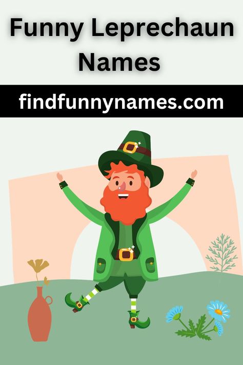 Get ready to be amused with this hilarious collection of leprechaun names that will make you giggle. From witty wordplay to clever puns, these names are sure to bring a smile to your face. So grab a pot of gold and get ready to be entertained by these mischievous monikers. #FunnyLeprechaunNames #HilariousLeprechaunNames #PunnyLeprechaunNames #LeprechaunHumor #LaughOutLoud Leprechaun Names, Irish Names, Funny Names, Word Play, Pot Of Gold, Spice Up, Puns, Creative Ideas, Spice Things Up