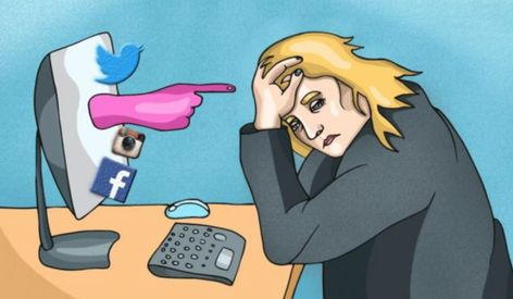 Social Media Negative, Effects Of Social Media, Technology Design Graphic, Satirical Illustrations, Social Media Impact, Social Media Art, Electronic Media, Real Friends, Psychologist