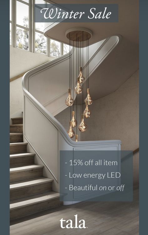 Landing Lighting, Staircase Pendant Lighting, Staircase Lighting Ideas, Stairs Lighting, Statement Light Fixture, Stairwell Lighting, Stairway Lighting, Hall Lighting, Cluster Pendant Lighting