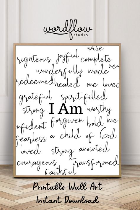 Framed Quotes On Wall, Free Printable Wall Art Living Room, Canvas Wall Art Quotes, Church Wall Art, Christian Wall Art Printable, Hallway Wall Art, Christian Classroom, Wal Art, Prayer Wall