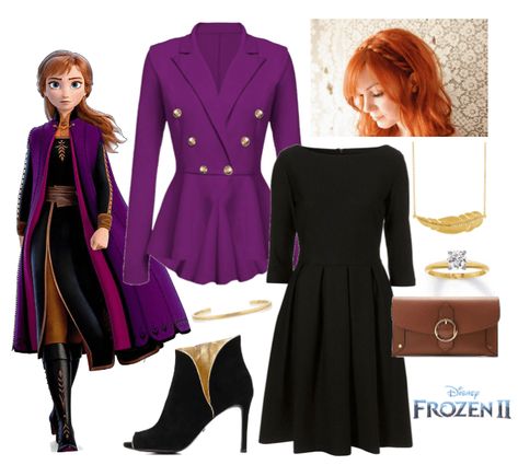 Frozen 2 Anna Outfit Outfit | ShopLook Anna Frozen Outfit Ideas, Frozen Outfit Ideas, Anna And Elsa Inspired Outfits, Frozen Disney Bounding, Anna Outfit Ideas, Frozen Anna Outfit, Frozen Outfits For Women, Anna Frozen Outfit, Anna Outfits Disney