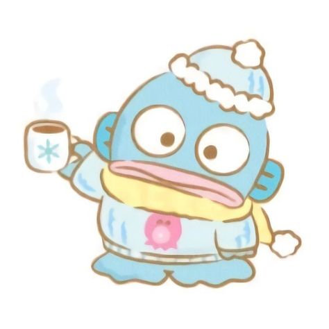 Hangyodon Christmas, Hangyodon Pfp, Hangyodon Icon, Pink Christmas Iphone Wallpaper, Lost Luggage, Moving Wallpapers, Sanrio Stuff, Cute Food Drawings, Sanrio Wallpaper