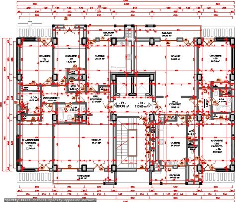 House architecture working drawing autocad dwg files - Cadbull Plumbing Drawing Plan House, Autocad Drawing Architecture, Red Brick Facade, Autocad Layout, Residential Building Plan, Drawing House Plans, Building Apartment, Building Design Plan, Contemporary Houses