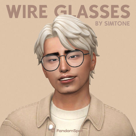 Find these Wire Glasses as # 4 in our list of Maxis Match Glasses CC Sims 4 Cc Clear Glasses, Maxis Match Glasses Sims 4, Sims 4 Mm Glasses, Sims 4 Cc Men Glasses, Sims 4 Cc Round Glasses, Glasses Sims 4 Cc Maxis Match, Maxis Match Glasses, Sims4 Glasses Cc, Ts4 Glasses Cc