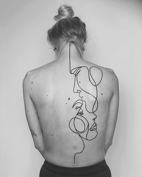 Kunst Tattoos, Muster Tattoos, Inspiration Tattoos, Tattoos Geometric, Line Art Tattoos, Spine Tattoos, Pattern Tattoo, Back Tattoos, Tattoo Pattern