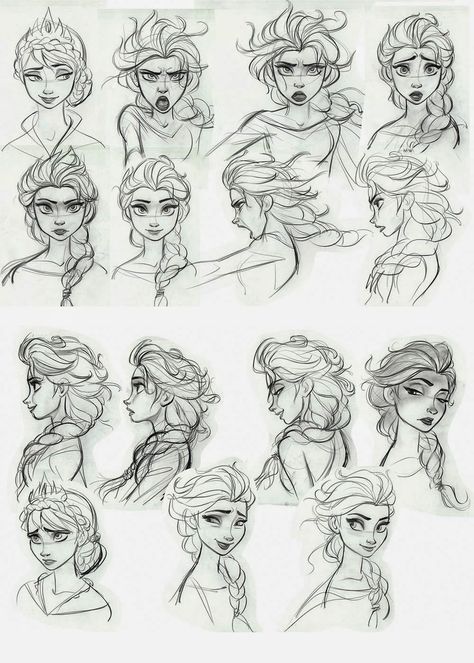 Character Design Disney, Disney Art Style, Jin Kim, 얼굴 드로잉, Disney Concept Art, Disney Sketches, Model Sheet, Art Manga, Drawing Expressions