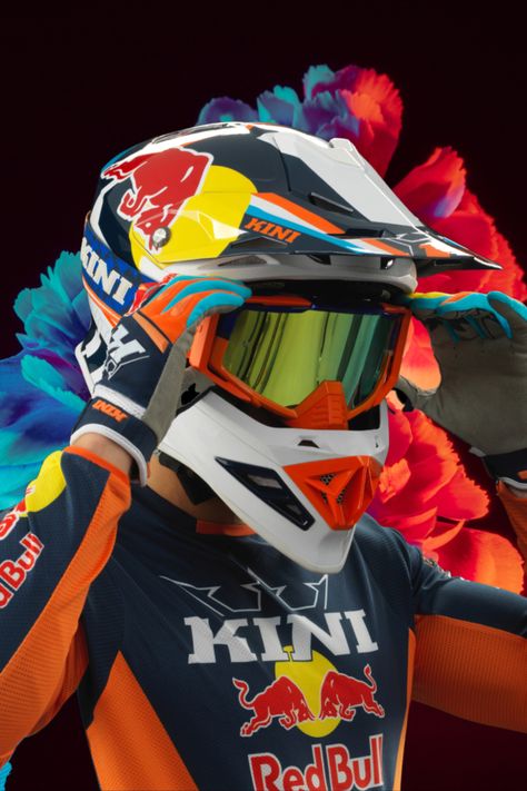 Ktm Helmet, Offroad Helmet, Red Bull Ktm, Bike Poster, Ktm Duke, Dirt Bikes, Vibrant Colours, Dirt Bike, Advanced Technology