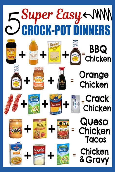 crockpot recipes easy dinner cheap Crock pot Dump Dinner Chicken Recipe Combinations dump and go slow cooker meals from Lazy Easy Crockpot Dump Meals I Wish I Made YEARS Ago Crockpot Dump And Go Recipes Easy, Easy 3 Ingredient Crockpot Recipes, Crockpot Dump Dinner Recipes, Crockpot Recipes 3 Ingredient, 3 Ingredient Slow Cooker Recipes, The Lazy Dish Recipes, Easy Dinner Cheap, 3 Ingredient Crockpot Recipes, Crockpot Dump Meals