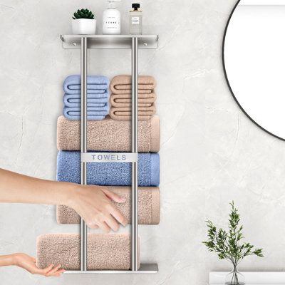 Crochet towel holders