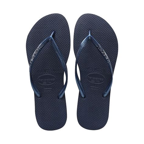 Flip flops for women - Collection | Official Havaianas® shop Blue Flip Flops, Mum Fashion, Rubber Flip Flops, Havaianas Flip Flops, Black Flip Flops, Beach Essentials, Navy Blue Color, Wardrobe Style, Summer Accessories