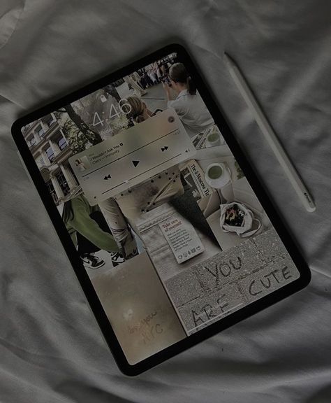 Technology Astethic, Ipad Astethic, Ipad Mini Aesthetic, Ipad Pro Aesthetic, Ipad Essentials, Iphone Obsession, Studying Inspo, Study Inspiration, School Motivation