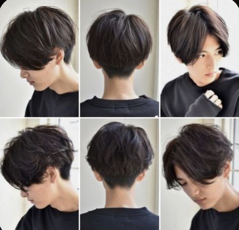 Short Hair With Layers And Undercut, Hair Band For Men, Toc Tomboy, Short Strait Hair, 90s Pixie Cut, Pixie Bob Hairstyles, Androgynous Hair, Tomboy Hairstyles, Short Hair Tomboy