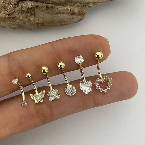 Navle Piercing, Belly Button Piercing Cute, Cute Belly Rings, Bellybutton Piercings, Belly Button Piercing Jewelry, Belly Piercing Jewelry, Belly Piercing Ring, Cool Ear Piercings, Pretty Ear Piercings