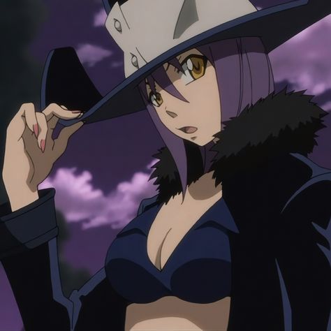 Soul Eater, An Anime, Purple Hair, Anime Character, Witch, Purple, Hair, Anime, Black