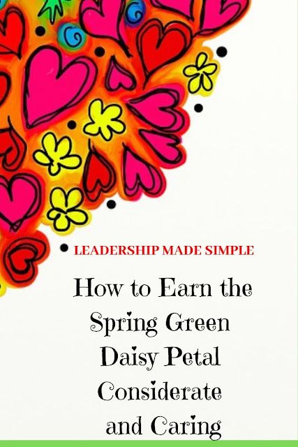 Daisy Considerate And Caring Petal, Considerate And Caring Petal Activities, Considerate And Caring Petal, Considerate And Caring, Girl Scout Law, Daisy Troop, Girl Scout Daisy, Daisy Scouts, Daisy Petals