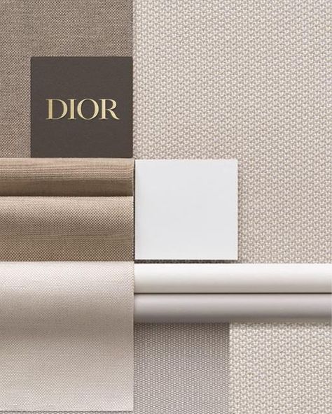 Global studio ARCHITECTURE and INTERIOR design, bespoke projects on Instagram: "The Dior color palette reflects the brand code, we have selected calm, natural shades that immerse you in the atmosphere of luxury and naturalness. #dior #design #interiordesign #luxury #color #designer #luxurybrand #prord #berare" Natural Color Mood Board, Hotel Branding Color Palette, Dior Color Palette, Luxury Interior Color Palette, Pantone Mood Board, Modern Luxury Color Palette Branding, Quite Luxury Interior Design, Quiet Luxury Color Palette, Chanel Color Palette