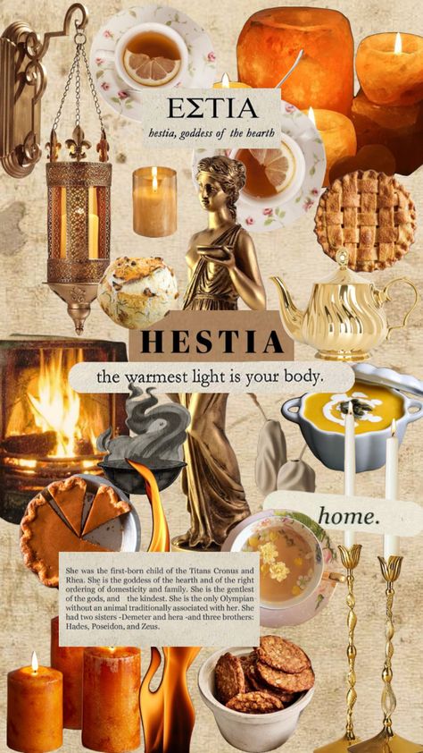 #hestia #goddessofhearth #mystic #themystic #greekgoddess #greekgoddesses #olympians #homemaker #goddessofthehearth #priestess Greek Goddess Aesthetic, Mother Nature Goddess, Greek Titans, Goddess Of The Hearth, Goddess Aesthetic, Nature Goddess, Witch Spirituality, Witches Altar, Greek Gods And Goddesses