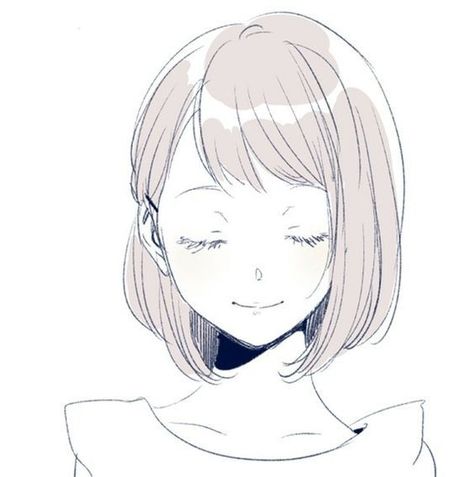 Short Hair Drawing, Pelo Anime, Manga Hair, Drawing Hair, Hair Sketch, Braid Hairstyles, Anime Hair, Girl Short Hair, Girl Sketch