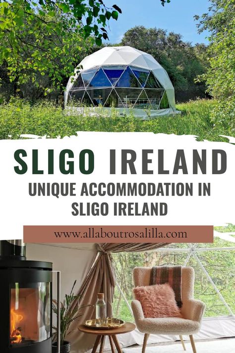 One of Ireland's largest towns, Sligo offers a unique destination with the dramatic backdrop of Benbulben, stunning beaches, dramatic scenery like Gleniff Horseshoe, rolling green hills and magical woodlands to explore. We have found 10 of the most unique accommodation in Sligo Ireland for you to stay. Accommodation Sligo | Unique Accommodation Ireland | Sligo Ireland | Where to stay in Sligo Ireland | Boutique Accommodation Ireland | Glamping Ireland | #sligoireland #sligoaccommodation Unique Accommodation, Ancient Irish, Sligo Ireland, Ireland Travel Guide, Urban Culture, Green Hills, Unique Places, Beautiful Places On Earth, Ireland Travel