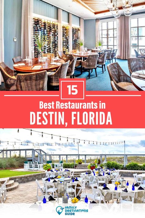 Destin Restaurants, Destin Florida Restaurants, Destin Florida Vacation, Lunch Places, Florida Travel Guide, Best Seafood Restaurant, Breakfast Places, Brunch Places, Cozy Restaurant