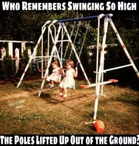 Gnarly '80s Memes That Are Like Totally Tubular - Memebase - Funny Memes Children Playing, Childhood Days, 90s Childhood, I Remember When, Photo Vintage, To Infinity And Beyond, Childhood Toys, Swing Set, Great Memories