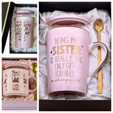 Sister Gifts from Sister Brother, Friendship Gifts Women, 14OZ, Bronzing Pattern Coffee Mug, Funny Birthday Gifts for Women, Gift Ideas for Sister in Law,Bestie, BFF, Cousin, Christmas, Thanksgiving. Birthday Gifts For Sister In Law, Gift Ideas For Sister, Women Gift Ideas, Coffee Mug Funny, Funny Birthday Gifts, Unique Gifts For Women, Presents For Mom, Birthday Gifts For Sister, Gifts For Sister