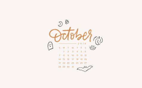 Free, Downloadable Tech Backgrounds for October 2018! #theeverygirl October Macbook Wallpaper Aesthetic, October Wallpaper Aesthetic Laptop, October Macbook Wallpaper, October Wallpaper Laptop, October Laptop Wallpaper, October Wallpaper Desktop, Fall Desktop Wallpaper Aesthetic, October Desktop Wallpaper, October Calendar Wallpaper