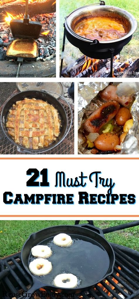 Taking a camping trip and wondering what recipes for camping are good to try? Below you will find lots of campfire recipes to give you some ideas. Campfire Meal, Campfire Foods, Recipes For Camping, Campfire Meals, Camp Recipes, Romantic Camping, Camping Foods, Campfire Recipes, Dutch Oven Camping