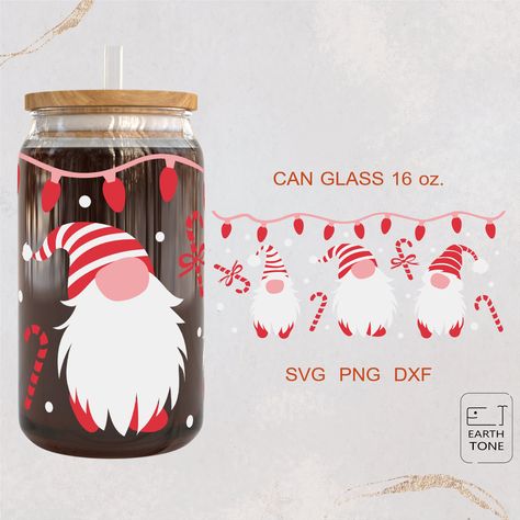 Beer Can Glass Svg, Christmas Beer, Crafts Sewing Projects, Glass Wrap, Cup Wrap, Libbey Glass, Cricut Creations, Svg Designs, Christmas Designs