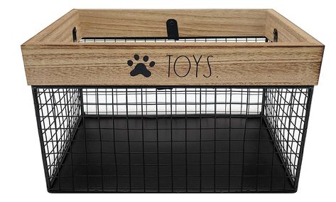 Dog Toy Basket Ideas, Puppy Products, Dog Toy Bin, Storage Toys, Puppy Leash, Dog Toy Box, Toy Bin, Dog Toy Basket, Dog Toy Storage