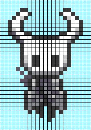 Alpha pattern #32907 | BraceletBook Pixel Art 15x15 Grid, Hollow Knight Perler Beads, Fnaf Doodles Easy, Helluva Boss Pixel Art Grid, Cool Pixel Art Grid, Pixel Art 24x24, Pixel Art Alpha Pattern, Eye Pixel Art, Pixel Art With Grid