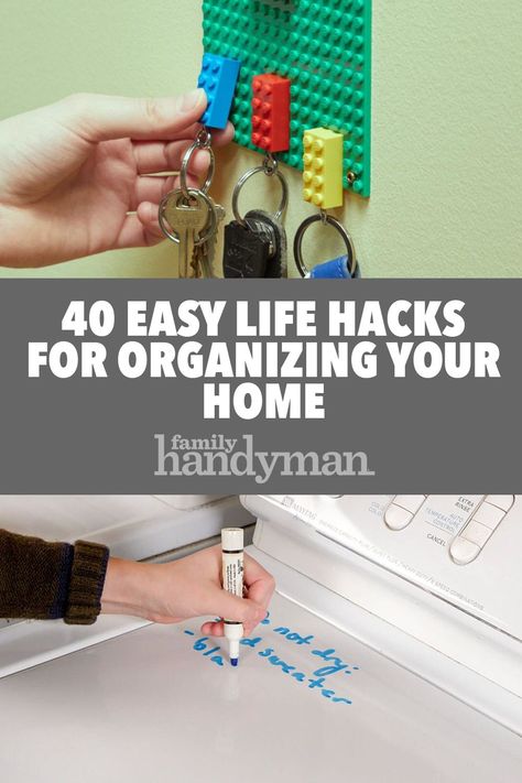 40 Easy Life Hacks for Organizing Your Home Life Hacks Iphone, Easy Life Hacks, Life Hacks For Home, 1000 Lifehacks, Life Hacks Organization, Upcycling Fashion, Organisation Hacks, Diy Wall Shelves, Floating Shelves Diy