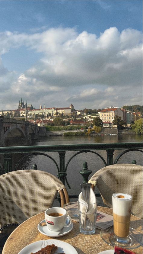 Coffee in Prague Coffee Break, Prague, Rose Wine, Alcoholic Drinks, Wine, Drinks, Coffee, Glass