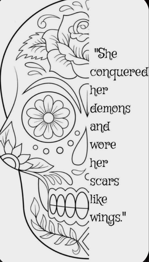 Goth Tatoos, Skull Coloring, Free Adult Coloring Printables, Traditional Tattoo Designs, Skull Coloring Pages, Adult Coloring Books Printables, Flame Tattoos, Coloring Printables, Swear Word Coloring