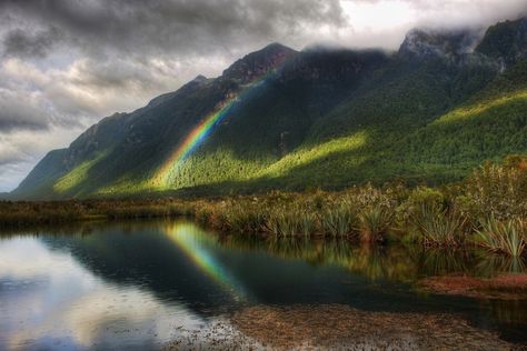 Deep in the South of New Zealand Pc Wallpapers, God's Promise, Jolie Photo, Alam Yang Indah, Beautiful Rainbow, William Shakespeare, Nature Landscape, Kazan, World Of Warcraft