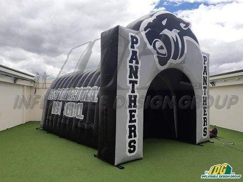 Eastside Panthers Custom Inflatable Tunnel and Arch High School, Arch, Sports, ? Logo, Purple, Design