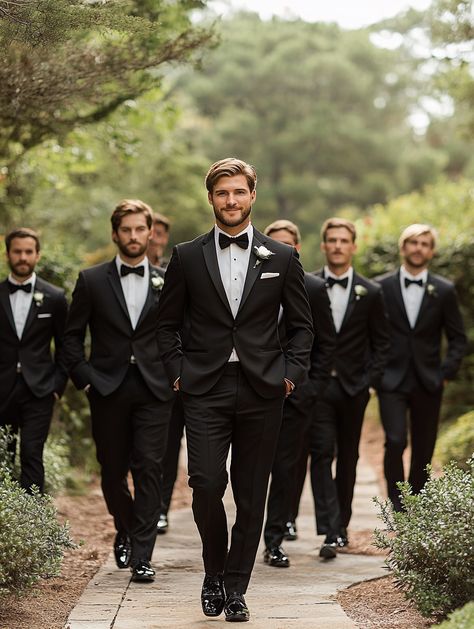 Blue groomsmen